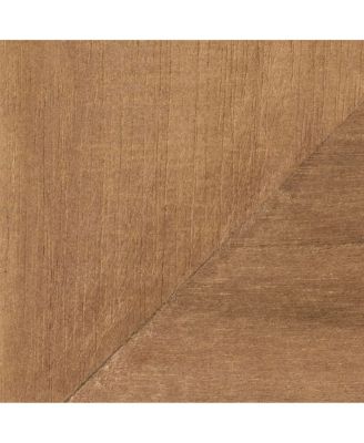 Solid Teak Wood Framed Mirror Rustic 140x70 Design Bathroom Living room