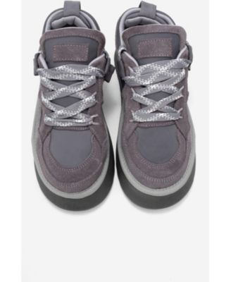 Women's Riven Leather Platform Sneaker