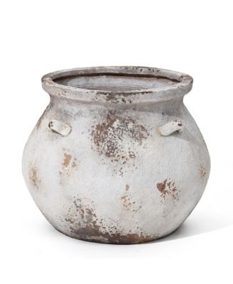 Rustic Cauldron MgO Planter Pot