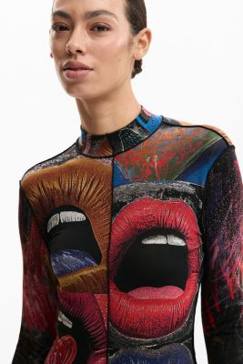 Women's Long Sleeve High Neck T-Shirt