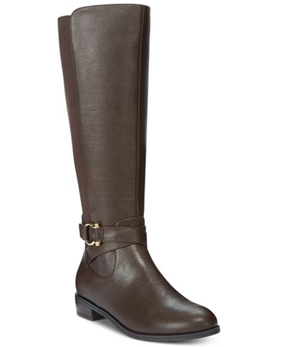 Karen Scott Davina Wide-Calf Riding Boots, Only at Macy's