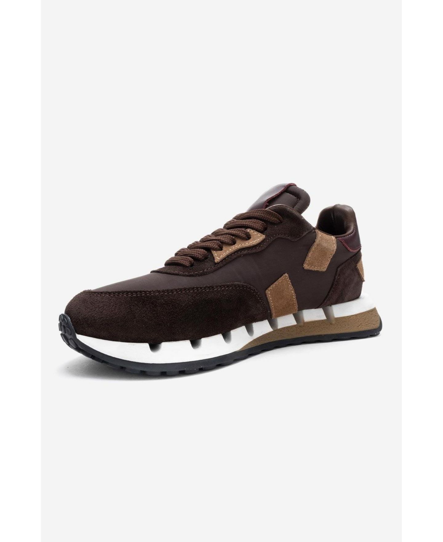 Женские кроссовки Forever & Always Shoes Vian Leather Platform, цвет: Коричневый — фото 4
