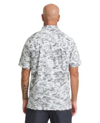 Quiksilver Men's Short-Sleeve Artisan Reverse Print Shirt