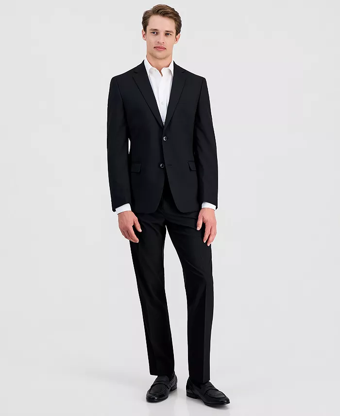 Men's Slim-Fit Stretch Solid Suit Jacket - thumbnail 4