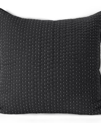 Seed Stitch Quilted Pillow Sham