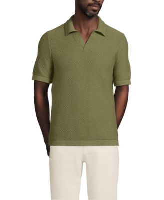 Men's Short Sleeve Johnny Collar Polo