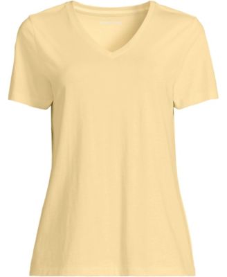 Plus Size Supima Cotton V-Neck T-Shirt