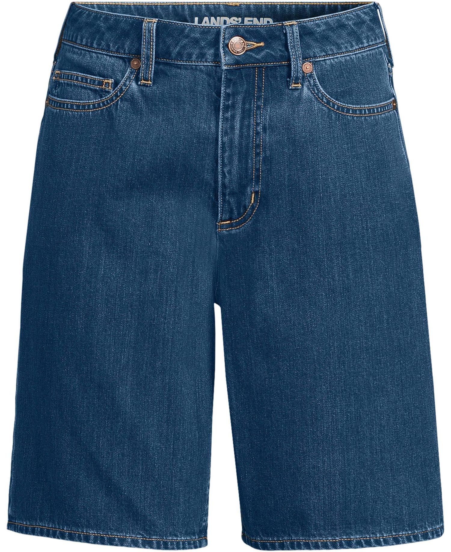 Women's Lightweight Denim Mid Rise 10" Shorts