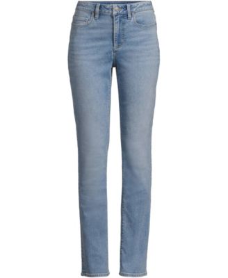 Women's Recover Mid Rise Straight Leg Blue Jeans
