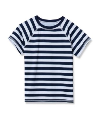 Big Girls Plus Chlorine Resistant Short Sleeve Crew Neck Swim Rash Guard