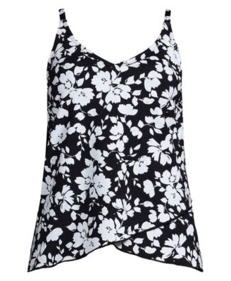 Women's Tulip Hem Tankini Top
