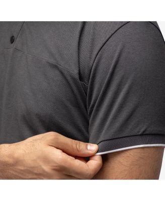 XRAY Men's Short Sleeve Pieced Pique Tipped Polo