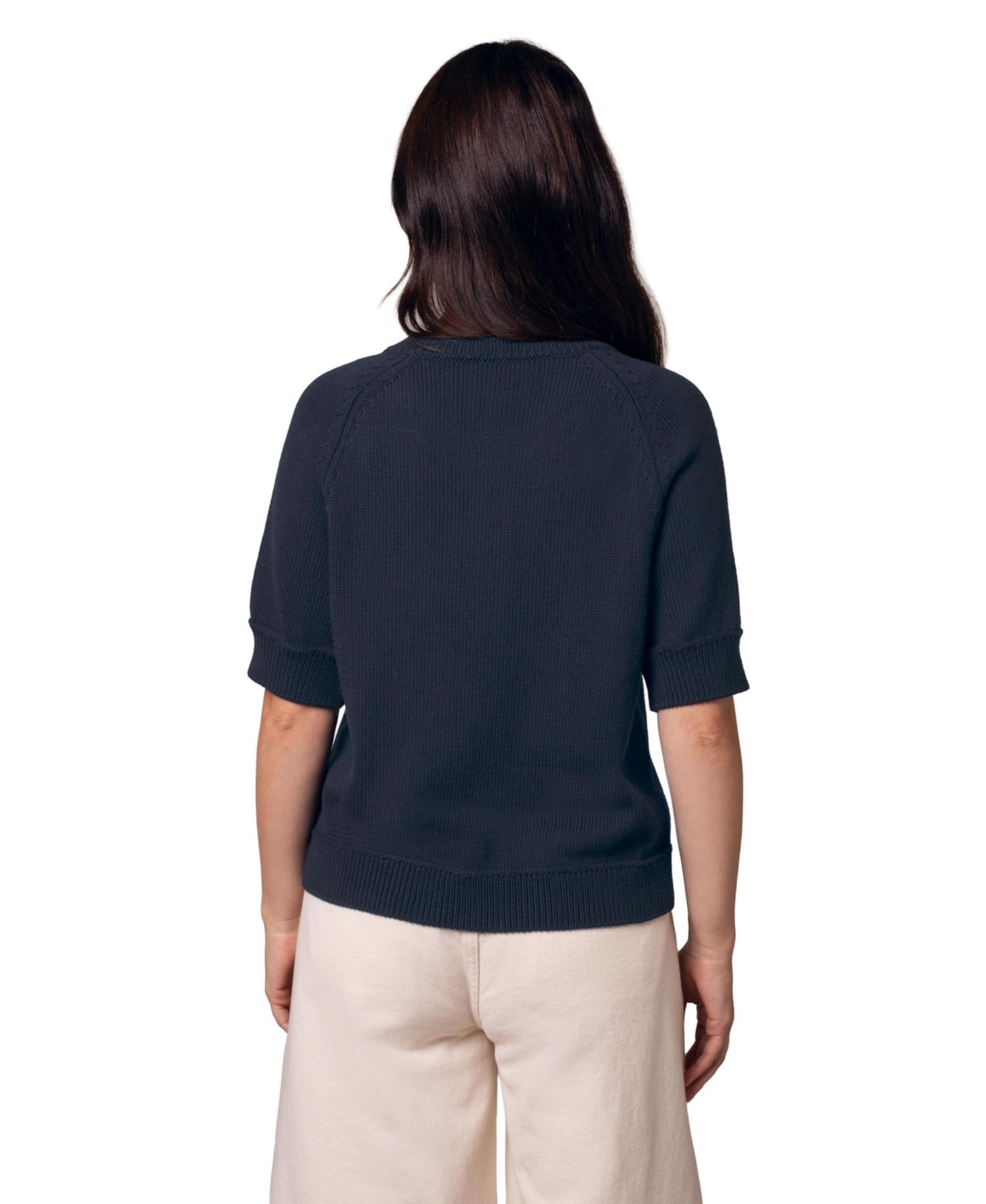 Women's Short Sleeve Knitted Cardigan