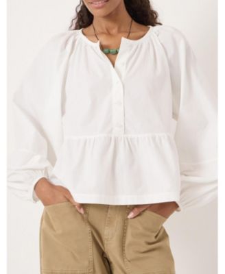 Women's Beck Cotton Peplum Blouse