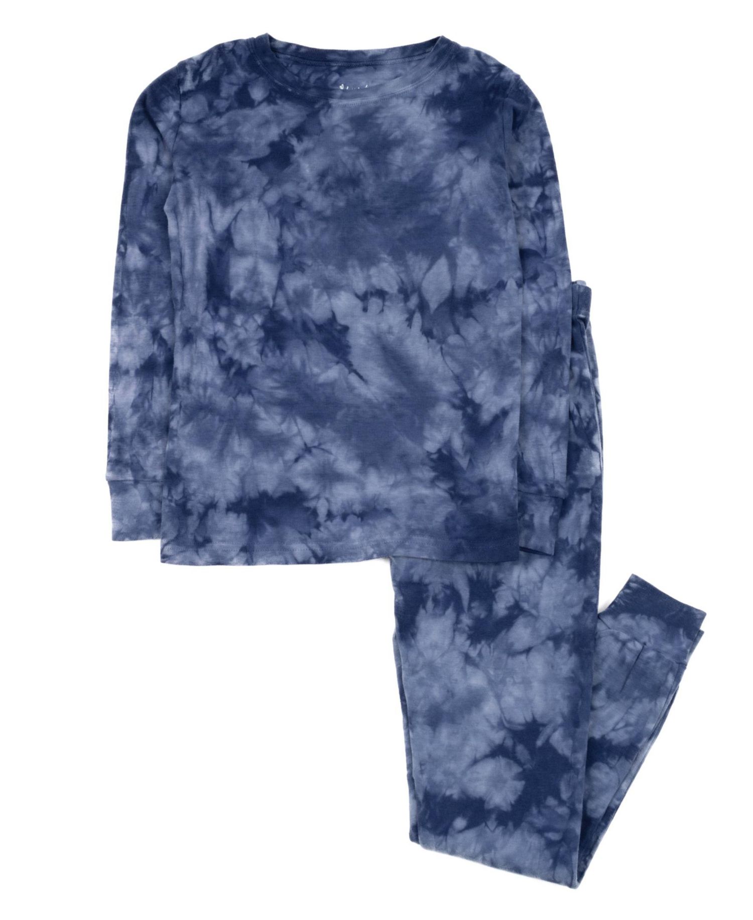 Toddler Matching Family Two Piece Cotton Long Sleeve Tie Dye Pajamas 2T-5T