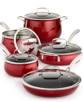 Belgique Aluminum 11-Pc. Cookware Set, Created for Macy's