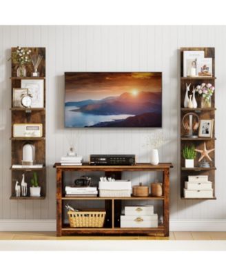 5-Tier Wall Mounted Floating Shelf Unit