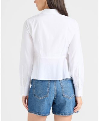 Women's Shirt with Ruffle Detail