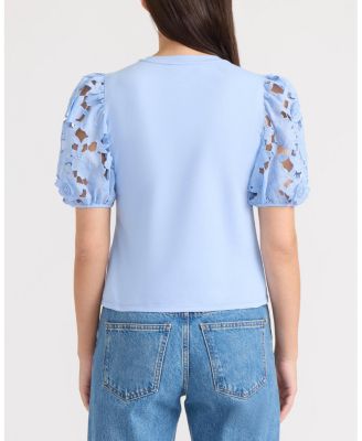 Women's Lace Sleeve Top