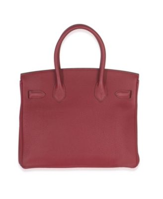 Rouge Grenat Togo Birkin 30 GHW