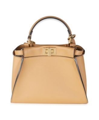 Miele Scuro Nappa Petite Peekaboo I SEE U Satchel