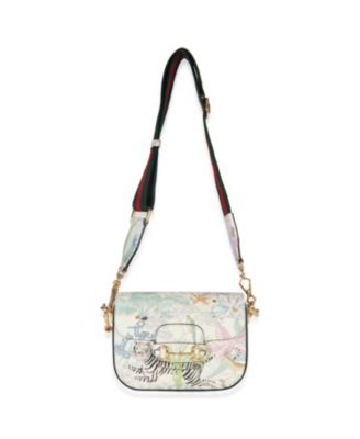 Multicolor New Shanghai Tiger Savanah Web Mini Horsebit 1955 Shoulder Bag