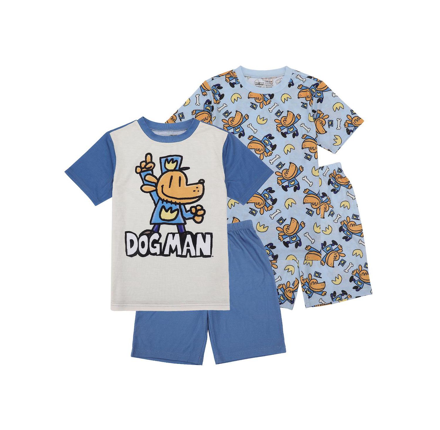 Big Boys Character Print 4-Pack Pajama Set