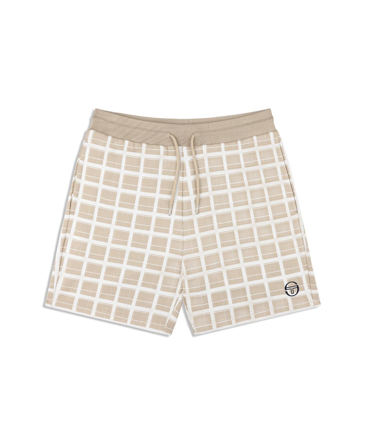 Мужские шорты Sergio Tacchini Damarindo Check Short, цвет: Humus — фото 5
