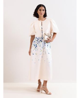 Women's Paulina Cropped Puff-Sleeve Jacket