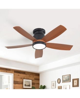42-inch Modern 5-Blade Ceiling Fan Light with 6-Speed Adjustable Wind Speed