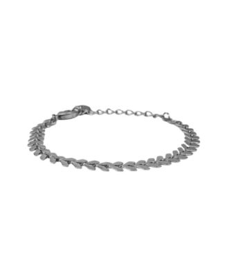 Elara Chevron Link Bracelet Dainty Trendy Statement