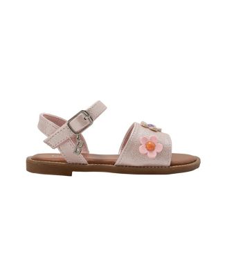 Little Girls Sandals Cute Fashion Flat Sandals and Summer Shoes with Ankle Strap