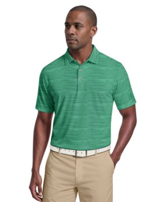 Men's Jacquard Micro Golf Polo Shirt