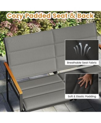 4 Piece Outdoor Conversation Patio Furniture Set