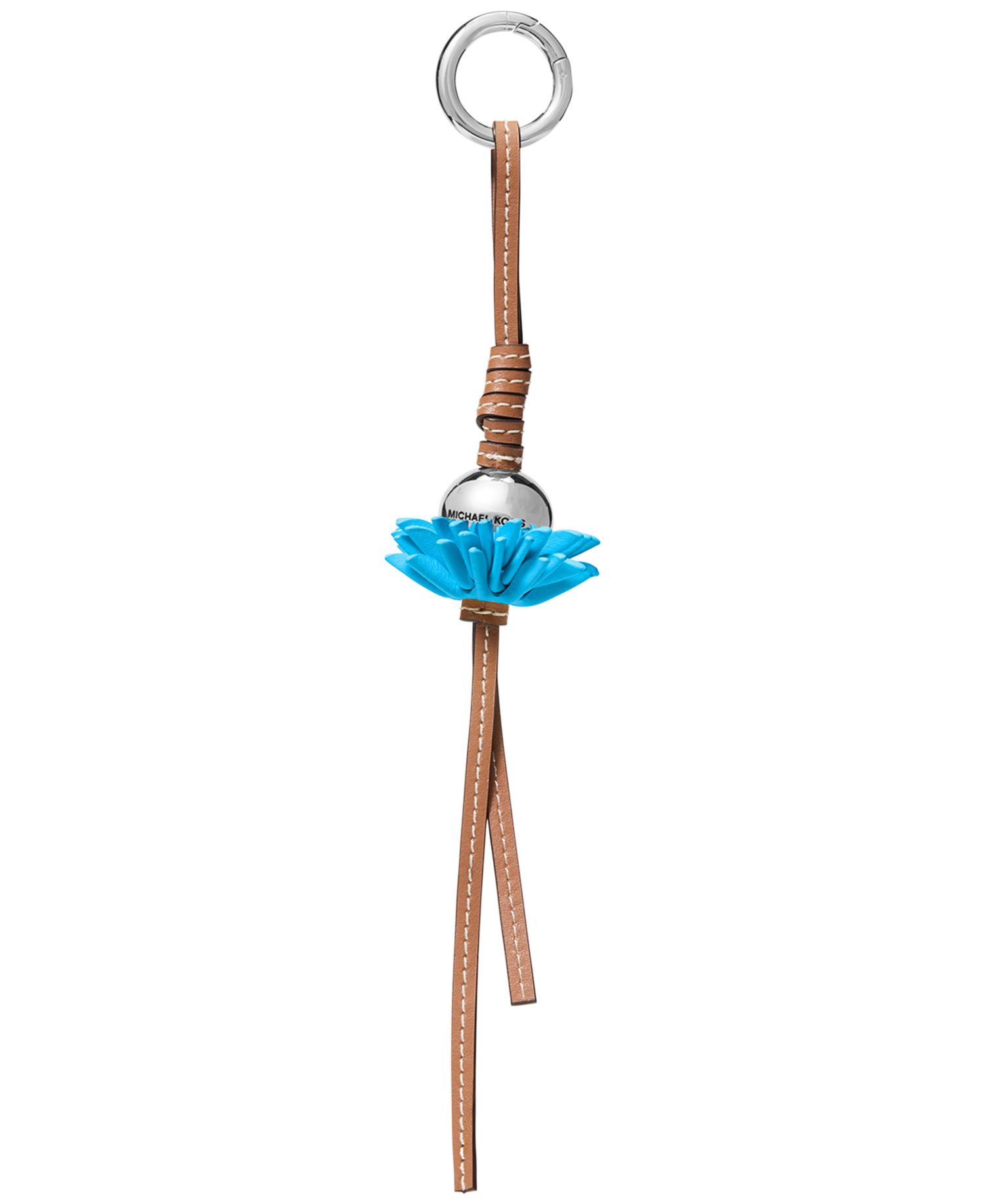 Leather Flower Burst Charm
