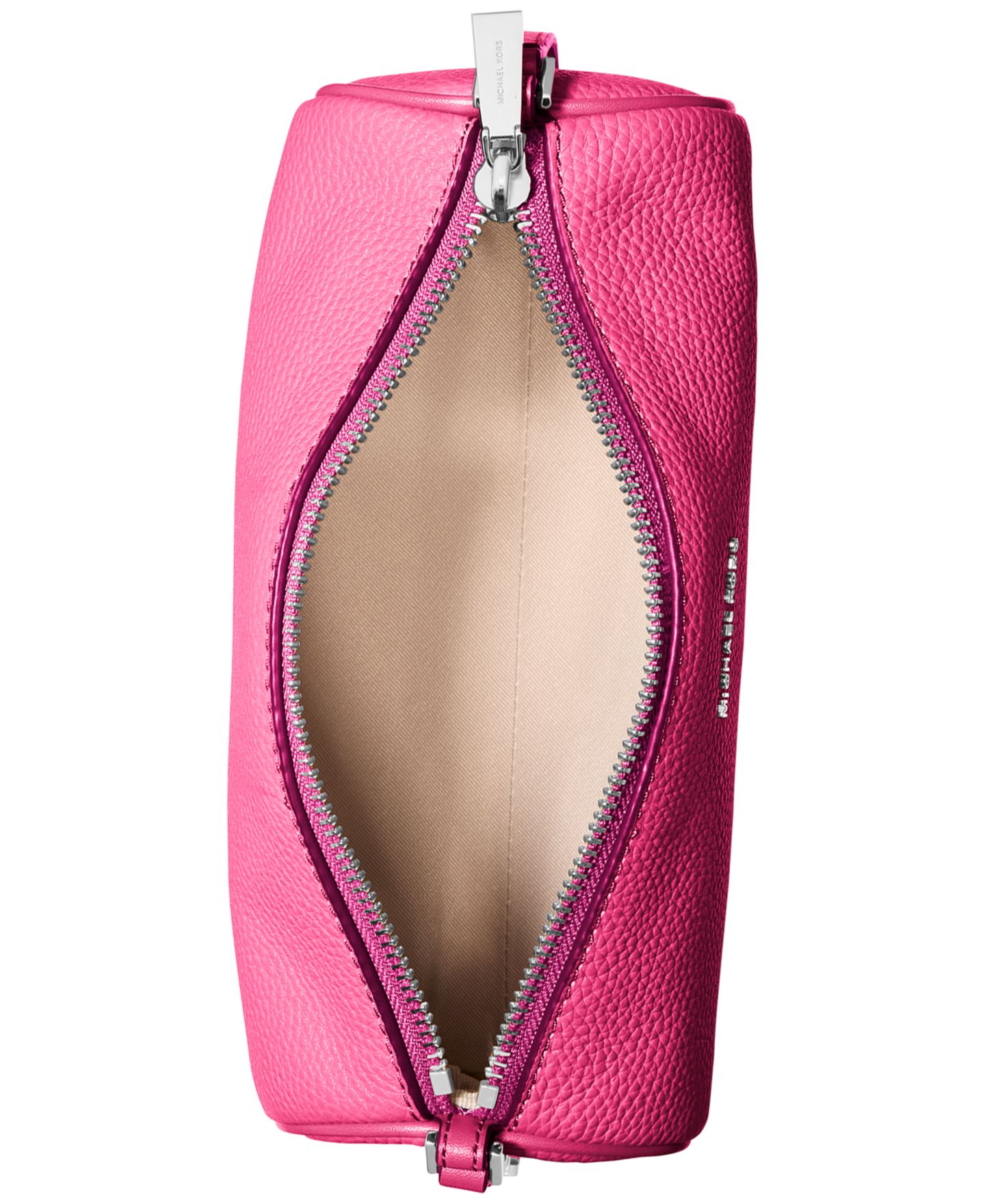 Женская сумка Michael Kors Izzy Small Barrel Pouchette, цвет: Rasberry — фото 3