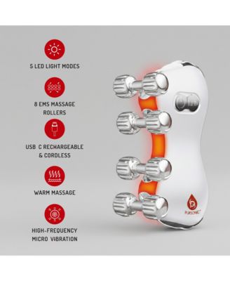 7-in-1 LED Therapy Wand and 5-in-1 Skin Roller Massager