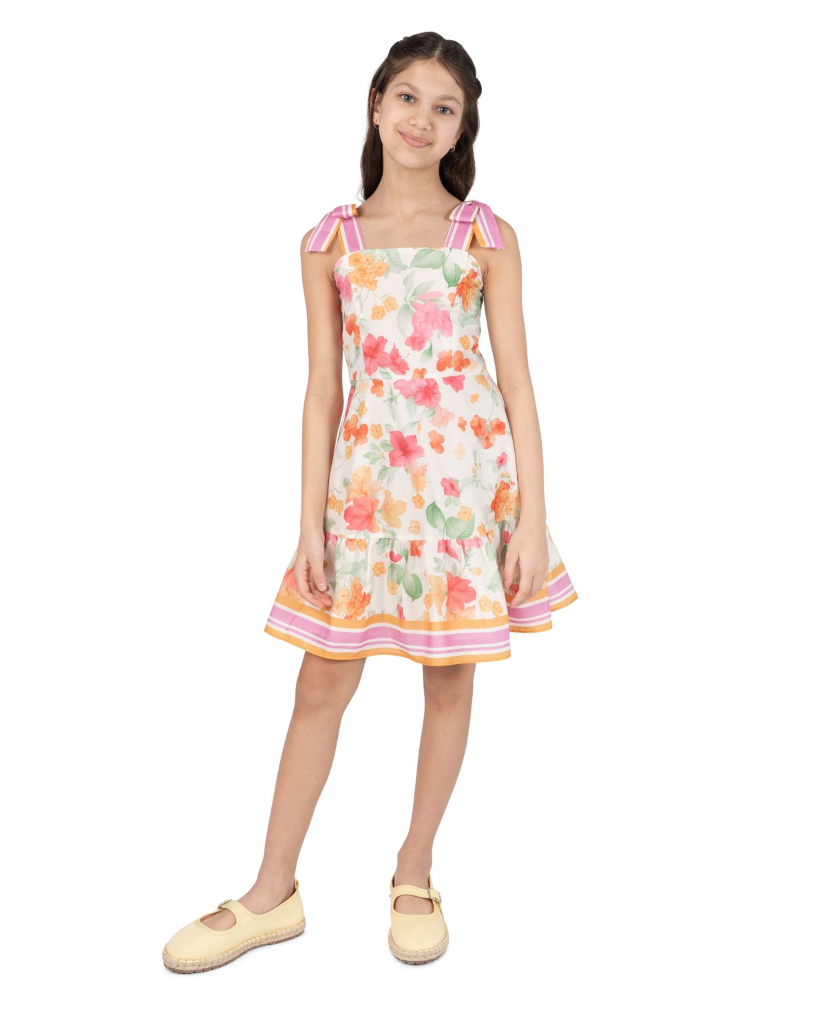 Платья Rare Editions Girls' 7-16 Floral Sleeveless Dress — фото 1