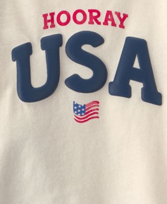 Baby Boys' USA Short-Sleeve Top and Shorts, 2-Piece Set