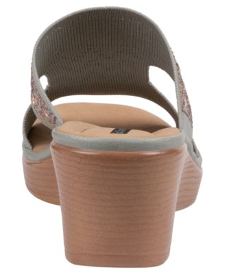 Women's Jaeya Embellished Knit Wedge Sandals