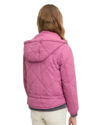 Big Girls Padded Jacket With Removable Hood