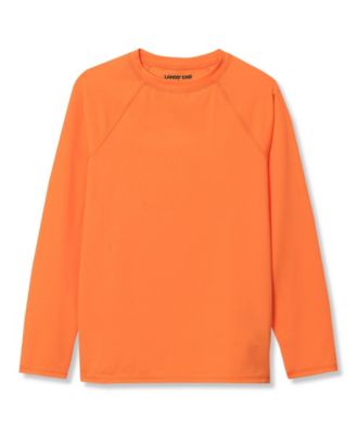 Big Boys Husky Sunshade UPF 50 Chlorine Resistant Long Sleeve Crew Neck Rash Guard