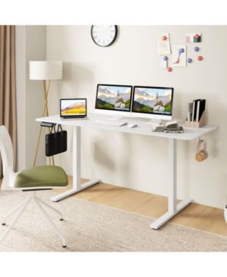 63 in Electric Standing Desk with 3 Memory Heights and LED Display