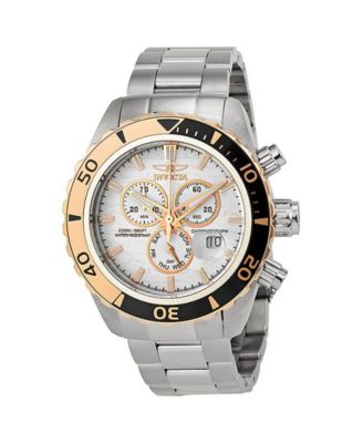 Men's 12859 Pro Diver Quartz Chronograph White Dial Watch