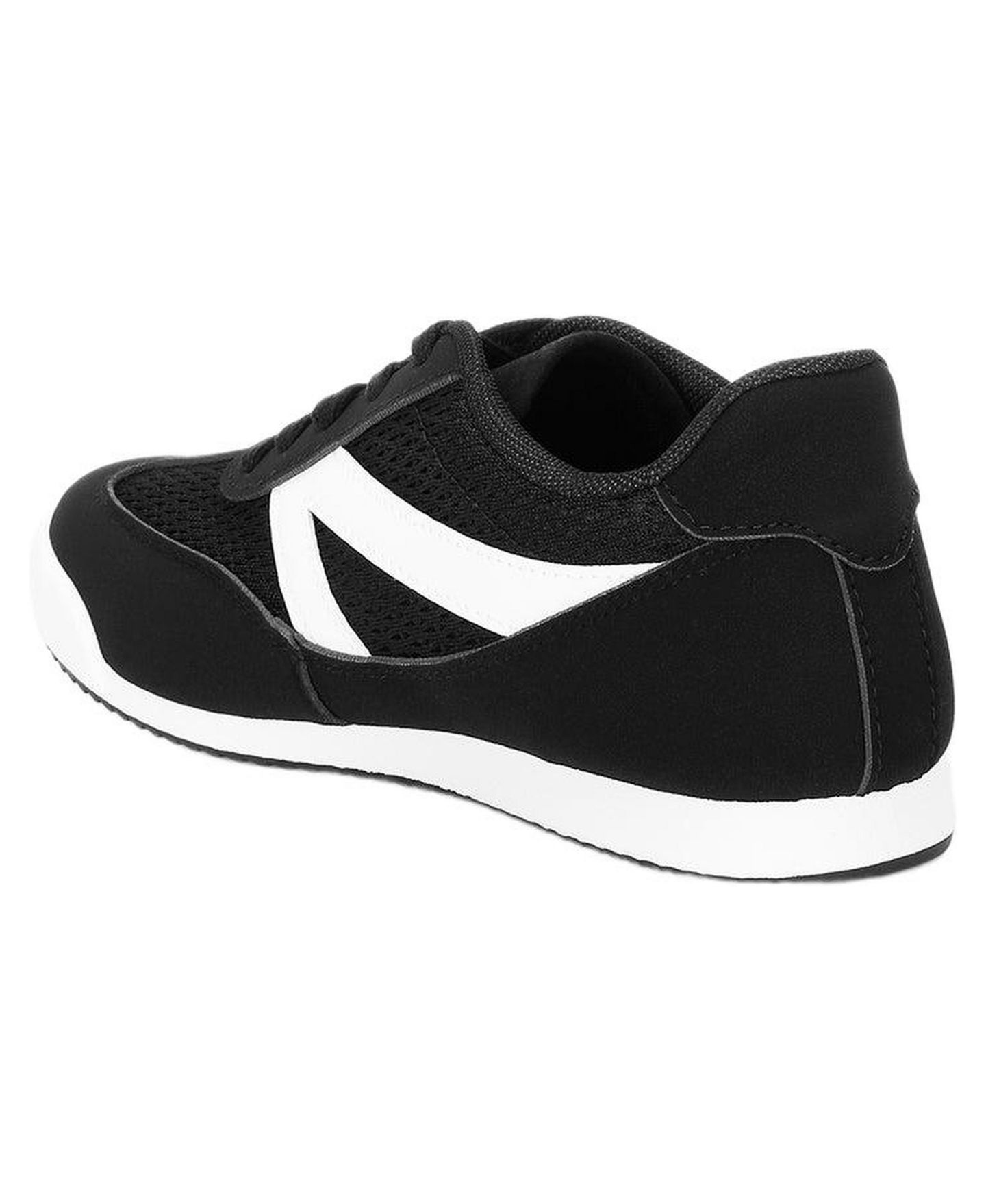 Женские кроссовки London Rag Tibala Padded Collar Lace-Up, цвет: Чёрная искусственная кожа сетчатый — фото 3