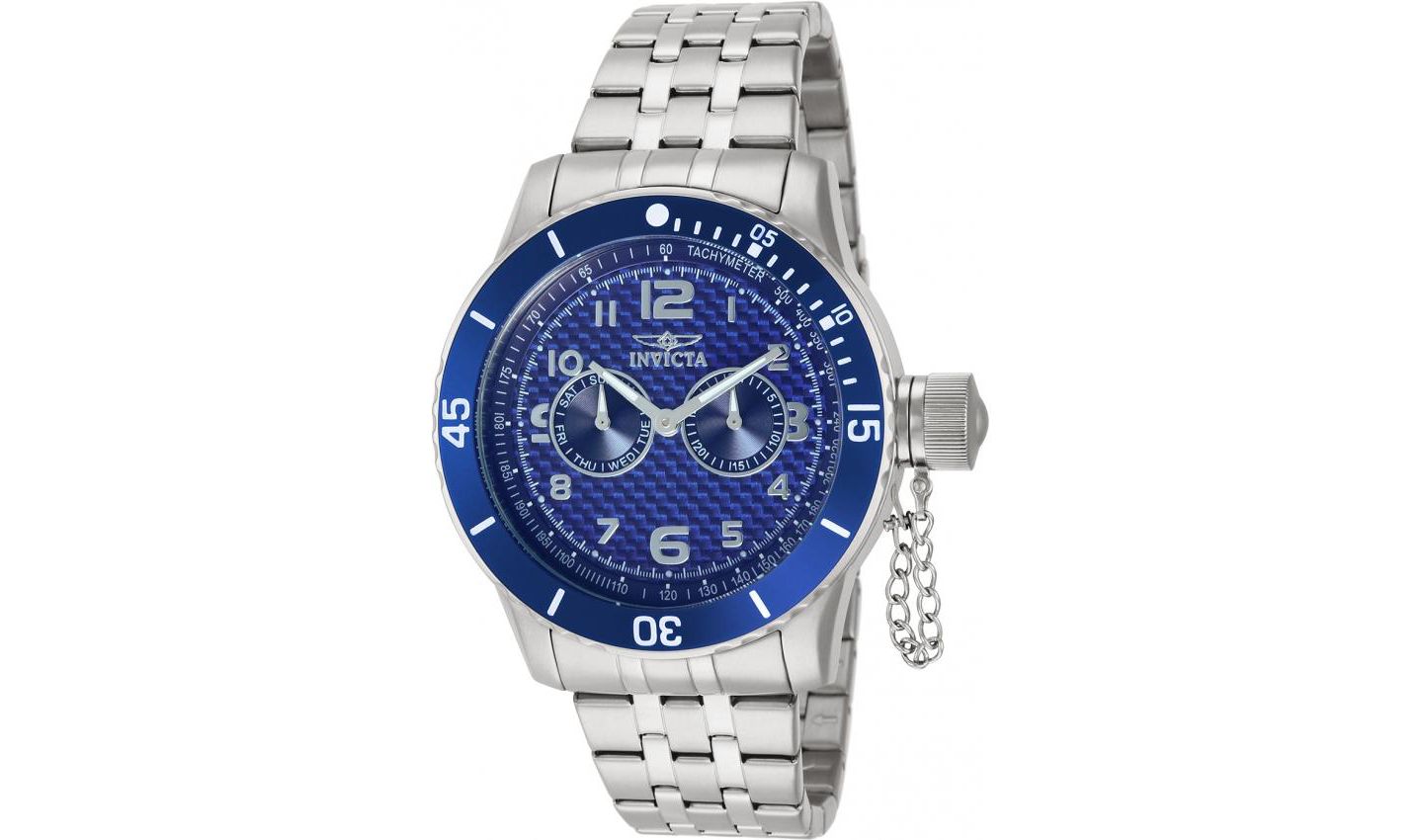 Мужские часы Invicta 14887 Specialty Quartz Chronograph Dial, цвет: Серебряный — фото 1