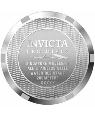 Men's 14123 Pro Diver Quartz Dial Watch