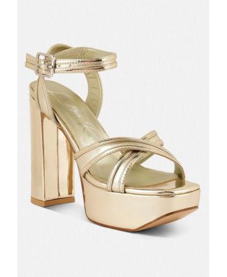 Womens Nyle Platform Heeled Sandals