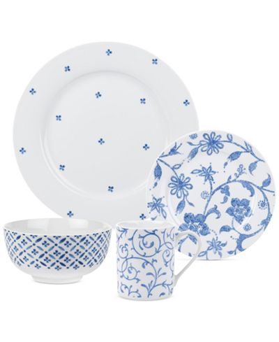 Spode Blue Indigo 16-Piece Dinnerware Set, Exclusively Available at Macy's
