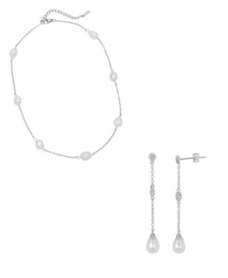 Freshwater Pearl Gold 2-Piece Station Set